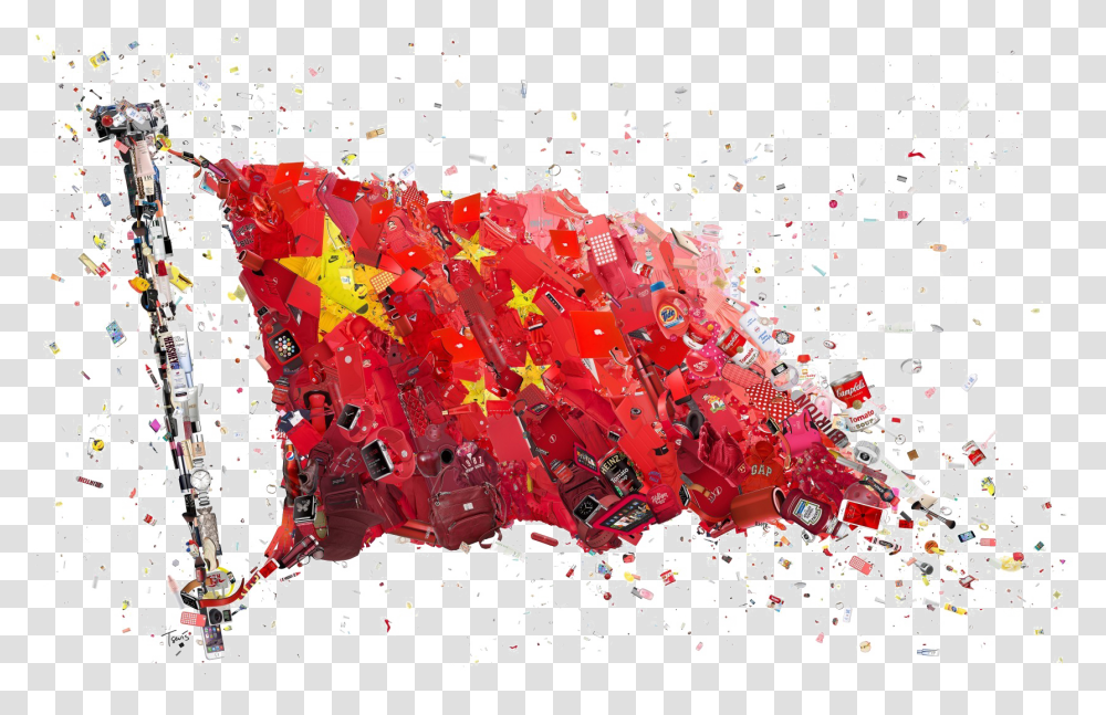 China Flag Free Download Vector China Flag, Paper, Confetti Transparent Png