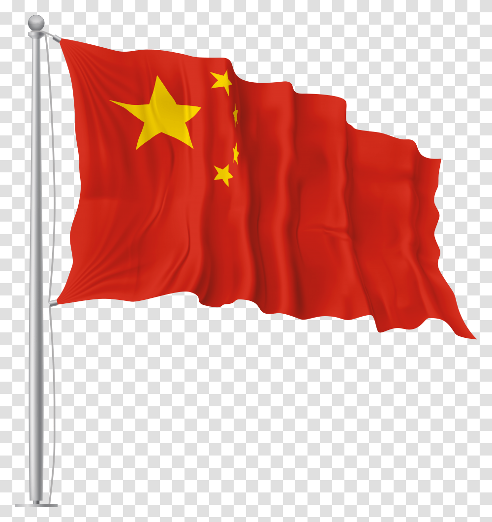 China Flag Pole, American Flag, Hand Transparent Png