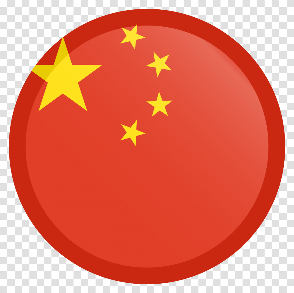 China Flag Quality China Flag Circle, Symbol, Star Symbol, Ball, Tree Transparent Png