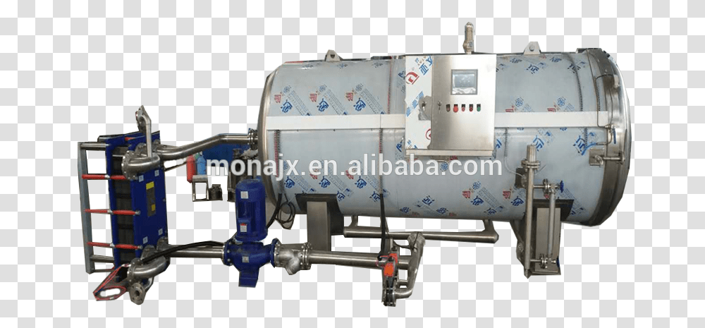 China Horizontal Hot Water Spray Retort Machine Sterilization Electric Generator, Truck, Vehicle, Transportation, Lathe Transparent Png