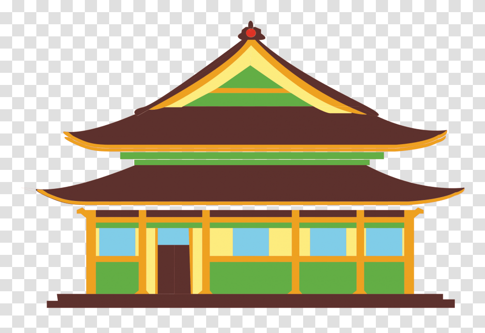 China Houses Clipart, Architecture, Building, Temple, Shrine Transparent Png