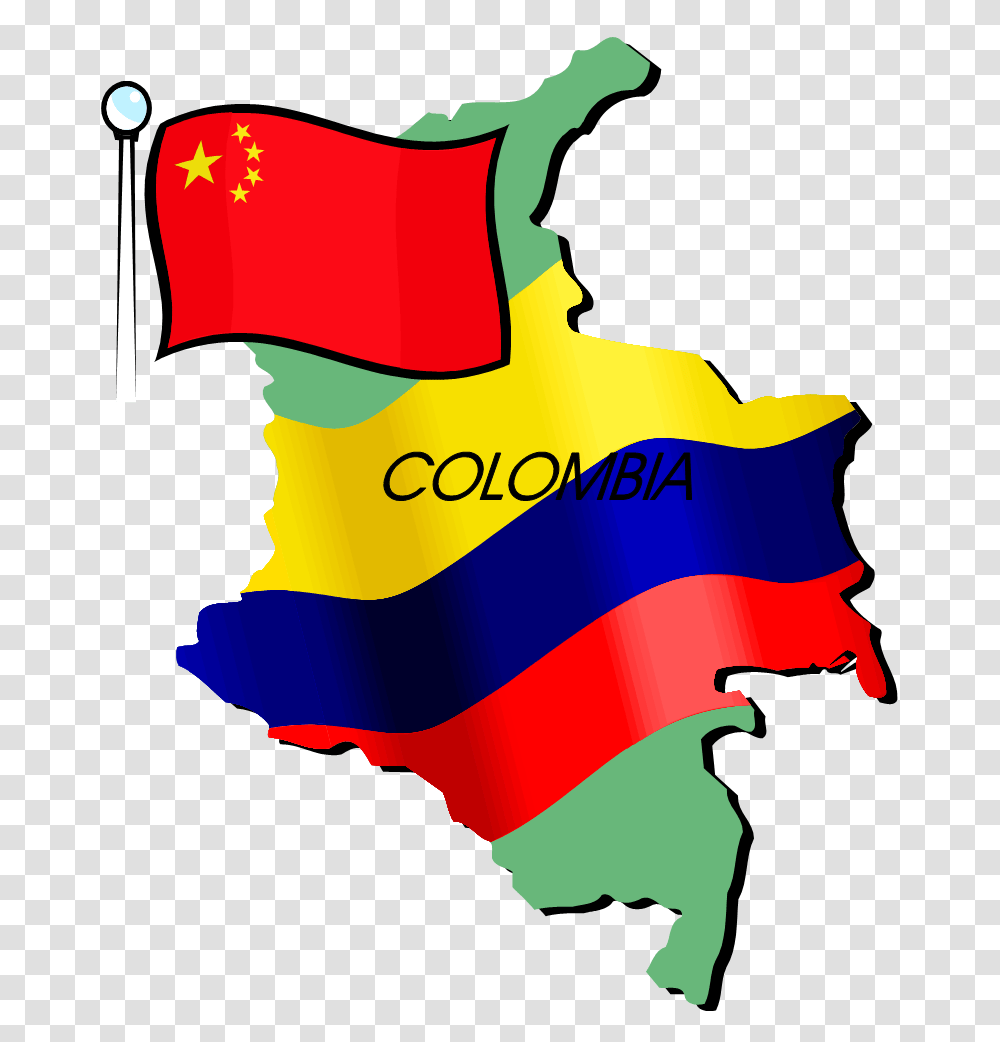 China To Rival Panama Canal With Colombian Rail For Ocean Freight, Flag, Number Transparent Png