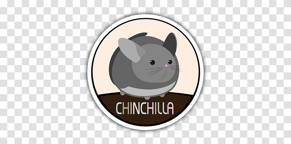 Chinchilla Sticker Premium Vinyl Icon, Rodent, Mammal, Animal, Giant Panda Transparent Png
