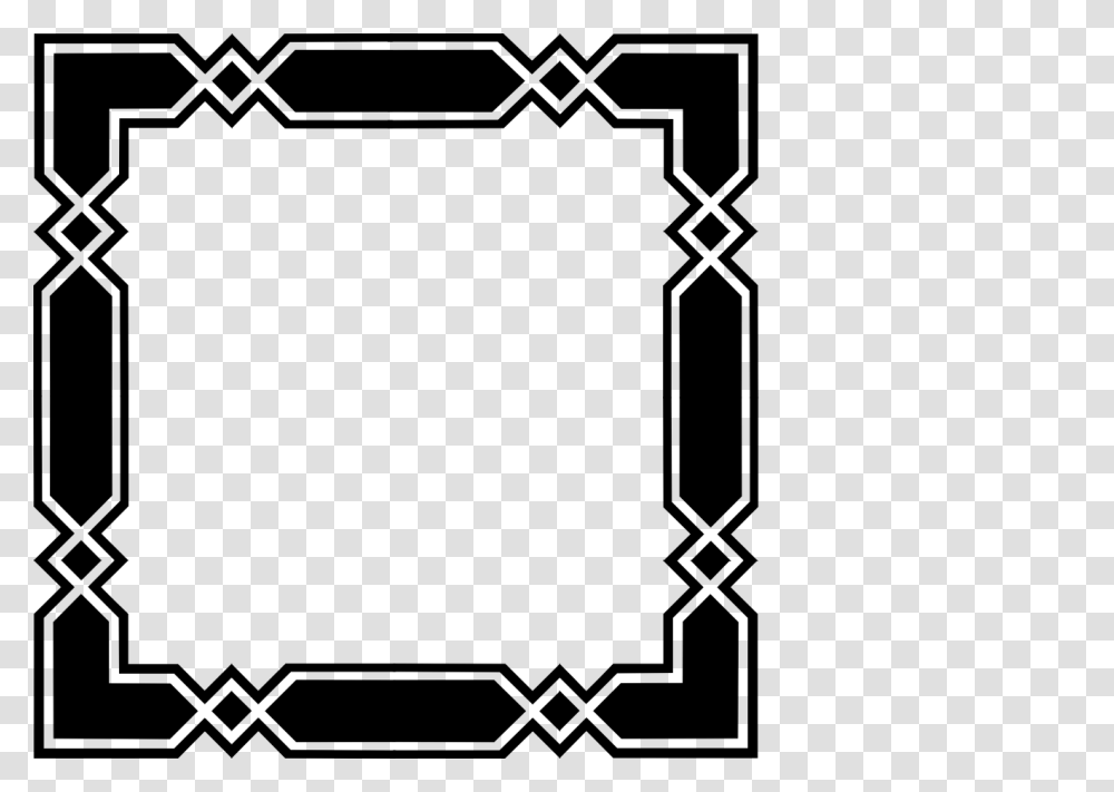 Chinese Border Design, Stencil, Weapon Transparent Png