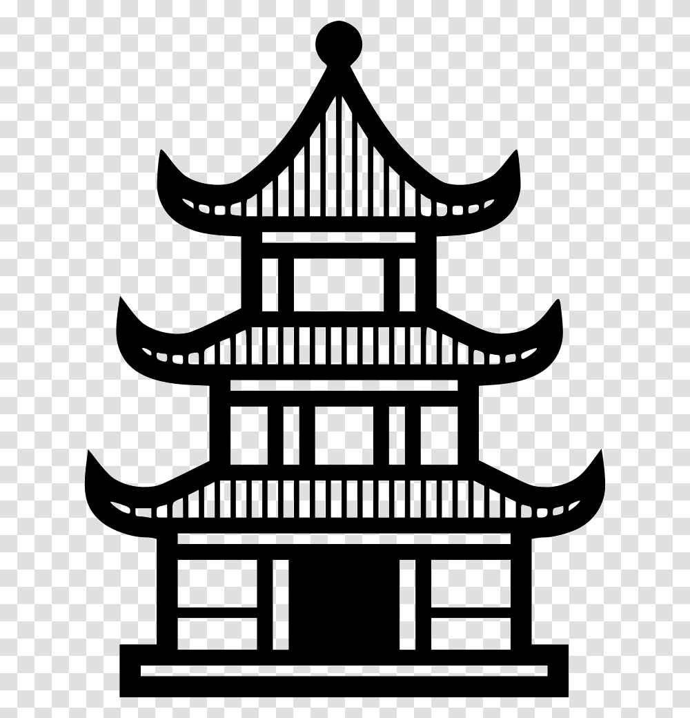 Chinese China House Icon, Pagoda, Shrine, Worship, Temple Transparent Png