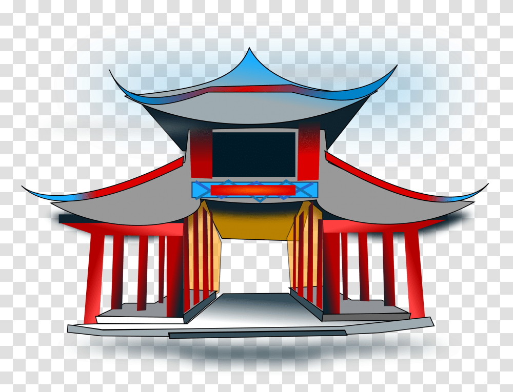 Chinese Clipart Chinese Theme Chinese Temple Clipart, Architecture, Building, Pattern, Shrine Transparent Png