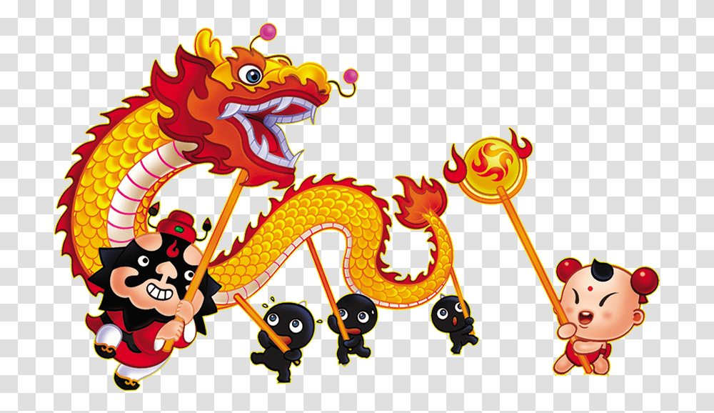 Chinese Dance Dragon Lion China Year Clipart China New Year Clipart Transparent Png
