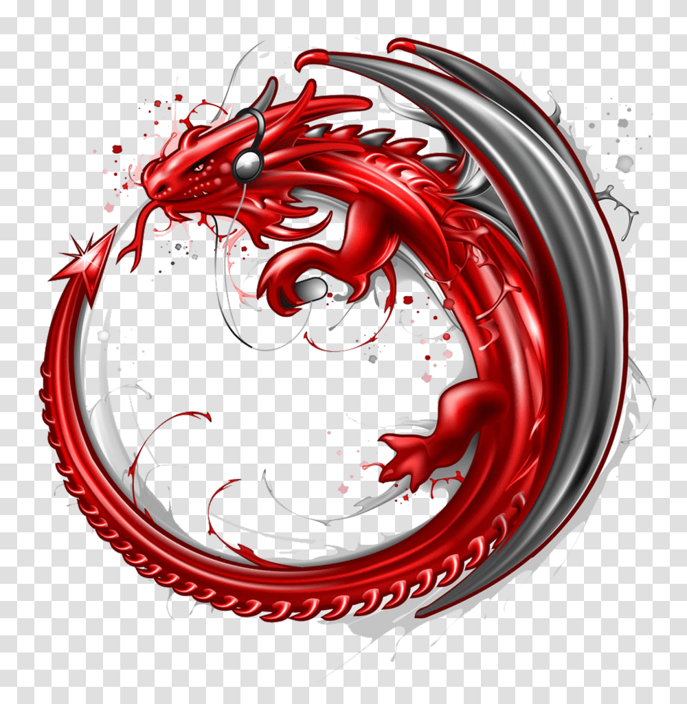 Chinese Dragon Circle, Graphics, Art Transparent Png