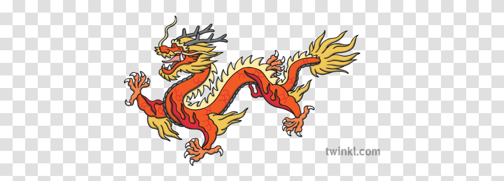 Chinese Dragon Complete Illustration Twinkl Chinese Dragon, Person, Human,  Transparent Png