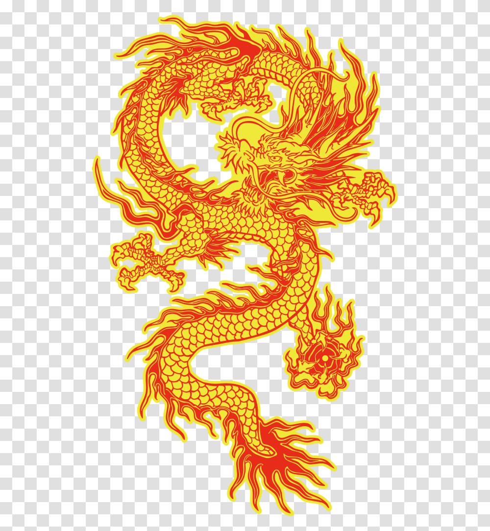Chinese Dragon, Pattern, Paisley Transparent Png