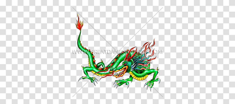 Chinese Dragon Production Ready Artwork For T Shirt Printing Illustration, Bow Transparent Png