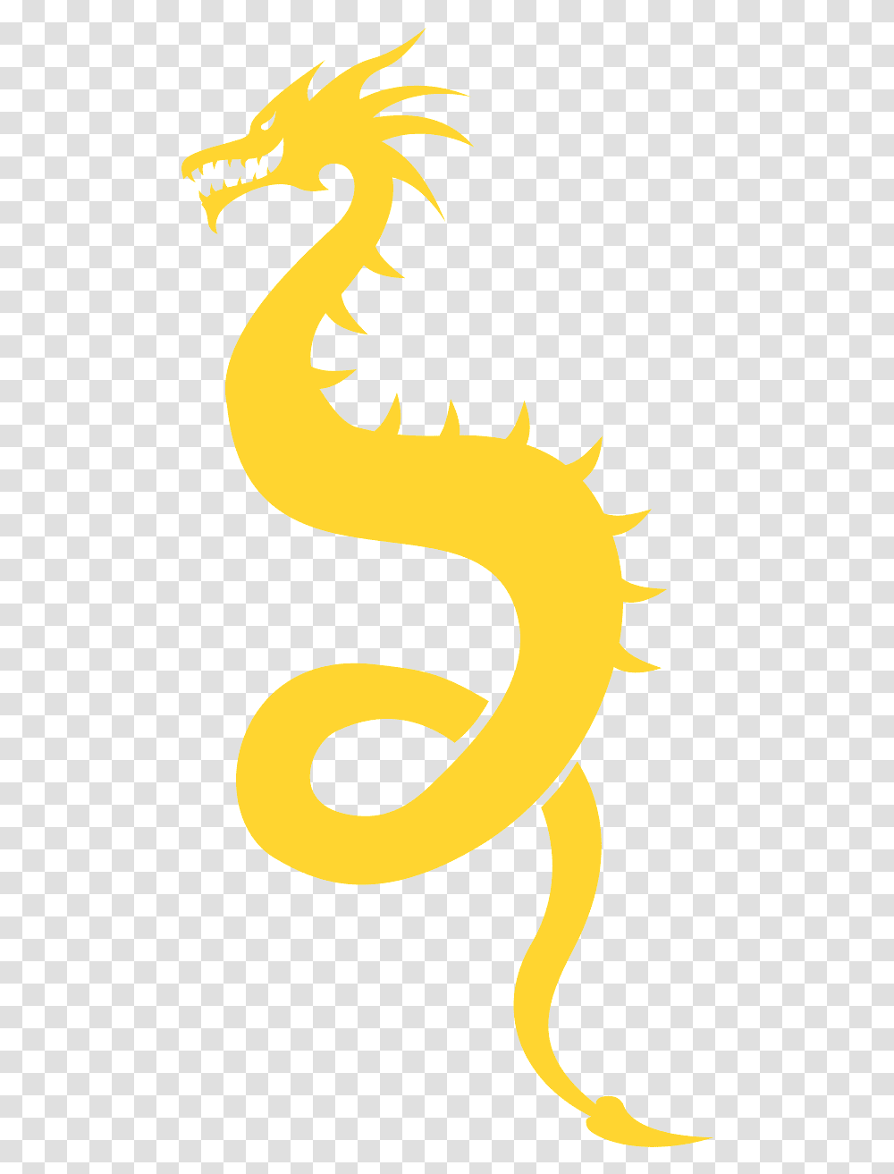 Chinese Dragon Silhouette Gold Dragon Silhouette, Text, Symbol, Number, Label Transparent Png