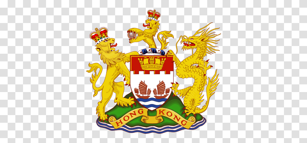 Chinese Dragon Wikiwand British Hong Kong Flag, Symbol, Emblem, Logo, Trademark Transparent Png