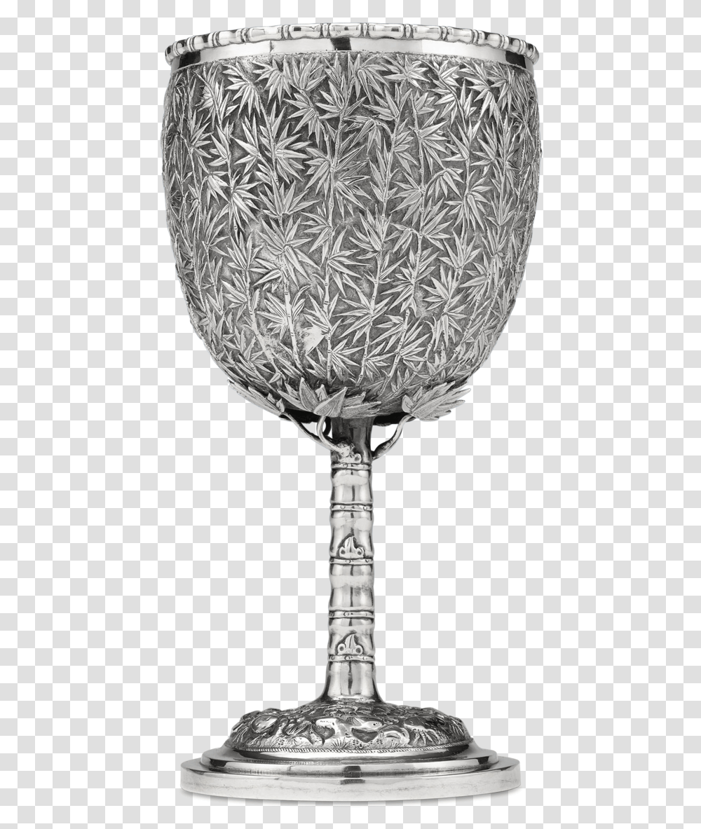 Chinese Export Silver Goblet Wine Glass, Lamp, Lighting, Pineapple, Fruit Transparent Png