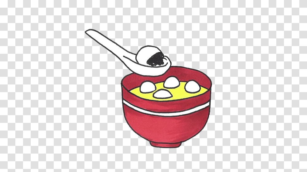 Chinese Food Clipart, Bowl, Cutlery, Spoon, Dessert Transparent Png
