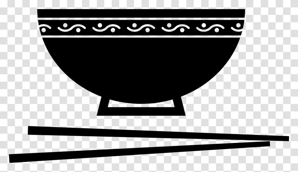 Chinese Food Icon Chinese Food Black, Bowl, Tabletop, Furniture Transparent Png