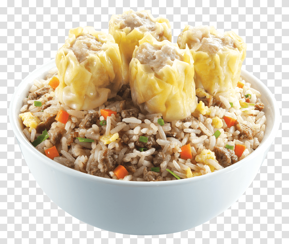 Chinese Fried Rice Pork Siomai Chao Fan, Plant, Food, Vegetable, Meal Transparent Png