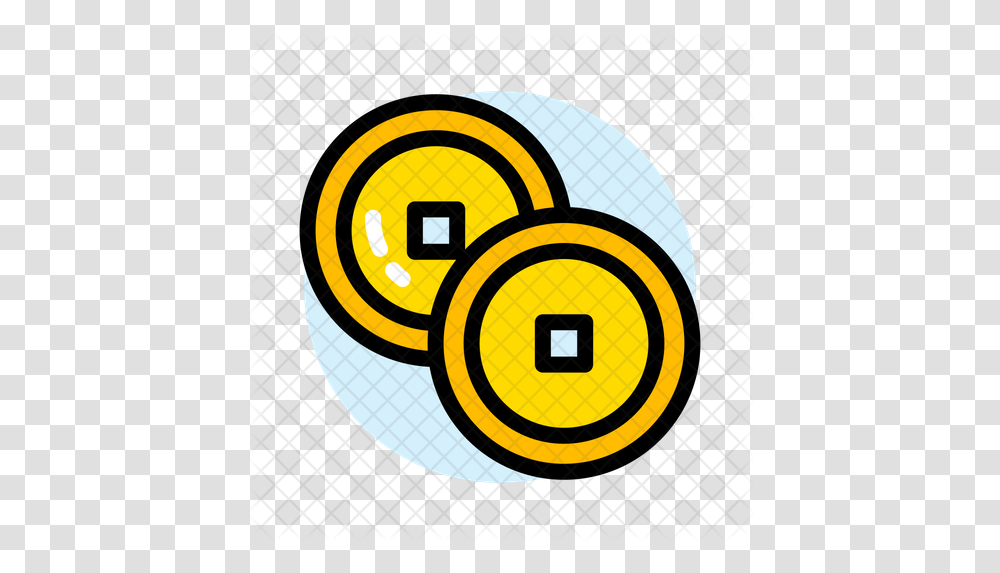 Chinese Gold Coin Icon Icon, Ball, Sport, Sports, Golf Ball Transparent Png