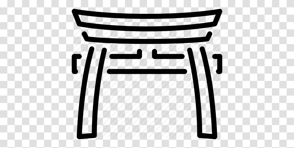 Chinese Japanese Religion Shinto Simbol Spirituality Icon, Chair, Furniture, Fence Transparent Png