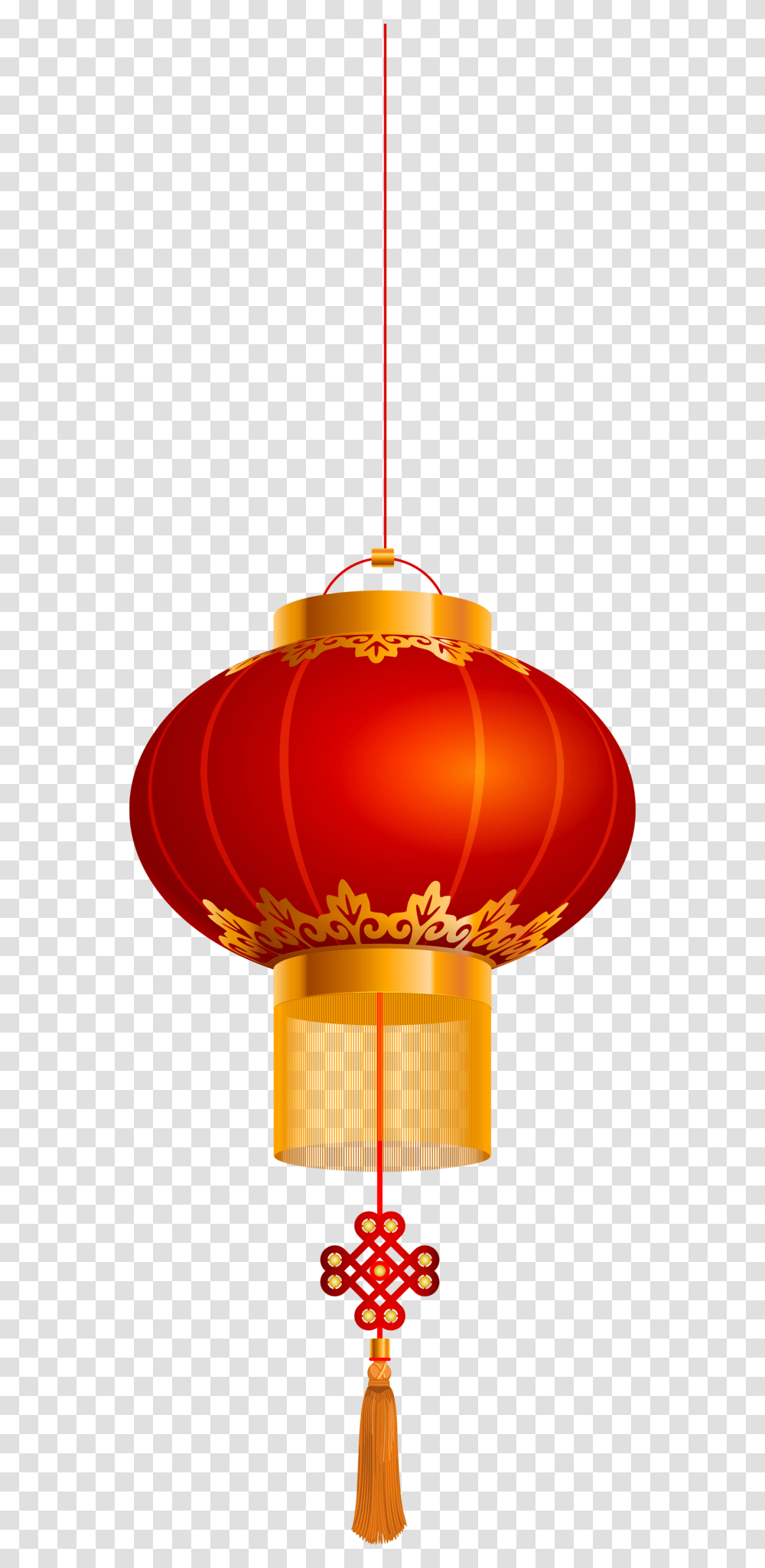 Chinese Lantern Gold Red Clip Art Chinese Lantern, Lamp, Lampshade Transparent Png