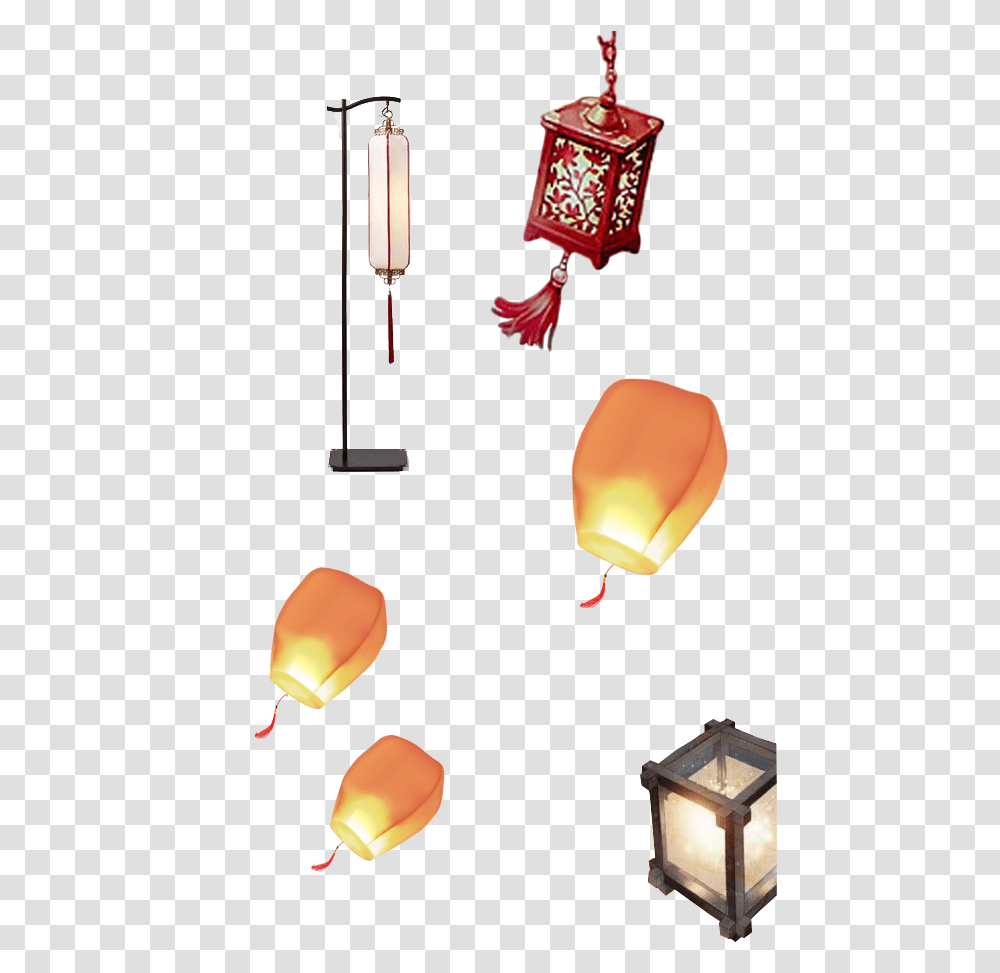 Chinese Lanterns Clipart, Lamp, Lighting, Candle, Crowd Transparent Png