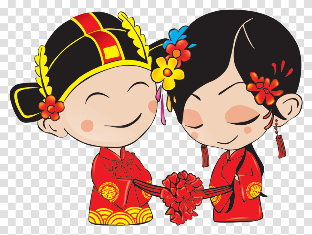 Chinese Marriage Download Wedding Chinese, Person, Face, Accessories Transparent Png