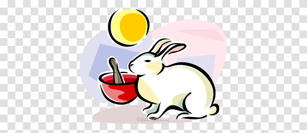 Chinese Moon Festival Royalty Free Vector Clip Art Illustration, Mammal, Animal, Rodent, Hare Transparent Png