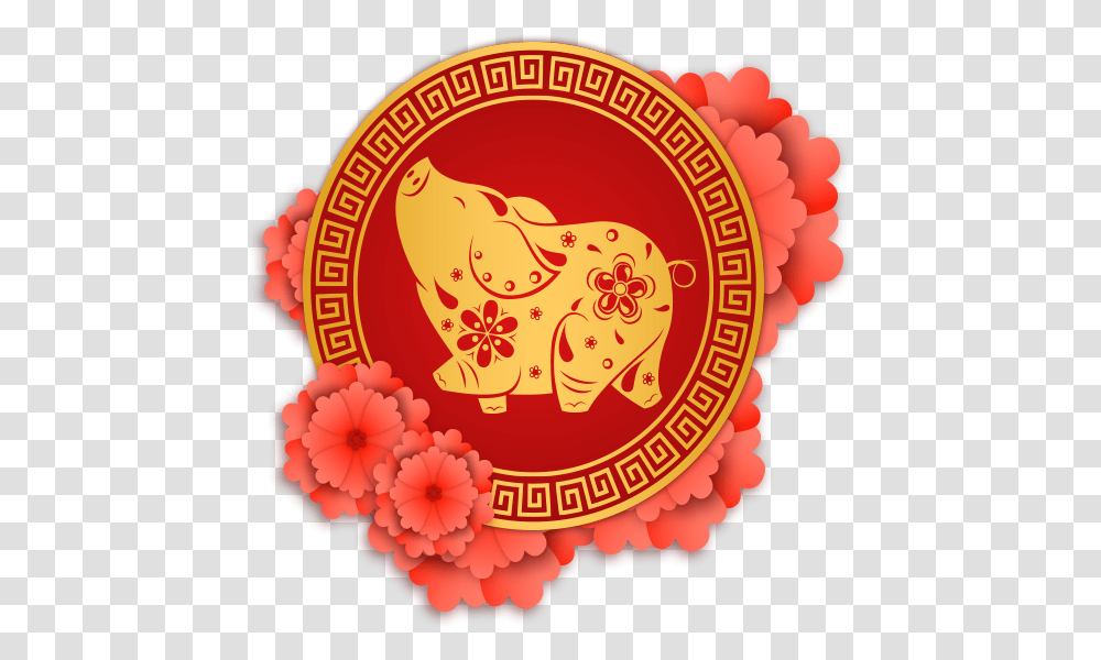 Chinese New Year 2019, Label, Logo Transparent Png