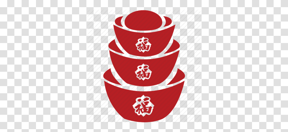 Chinese New Year Bowls Stickpng Firework Clipart Background Chinese New Year, Birthday Cake, Food, Dutch Oven, Pot Transparent Png
