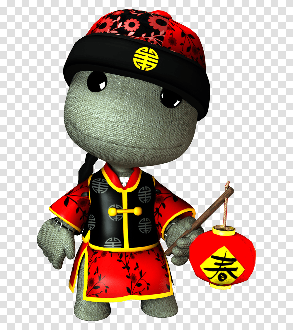 Chinese New Year Boy Costume Little Big Planet China, Helmet, Apparel, Mascot Transparent Png