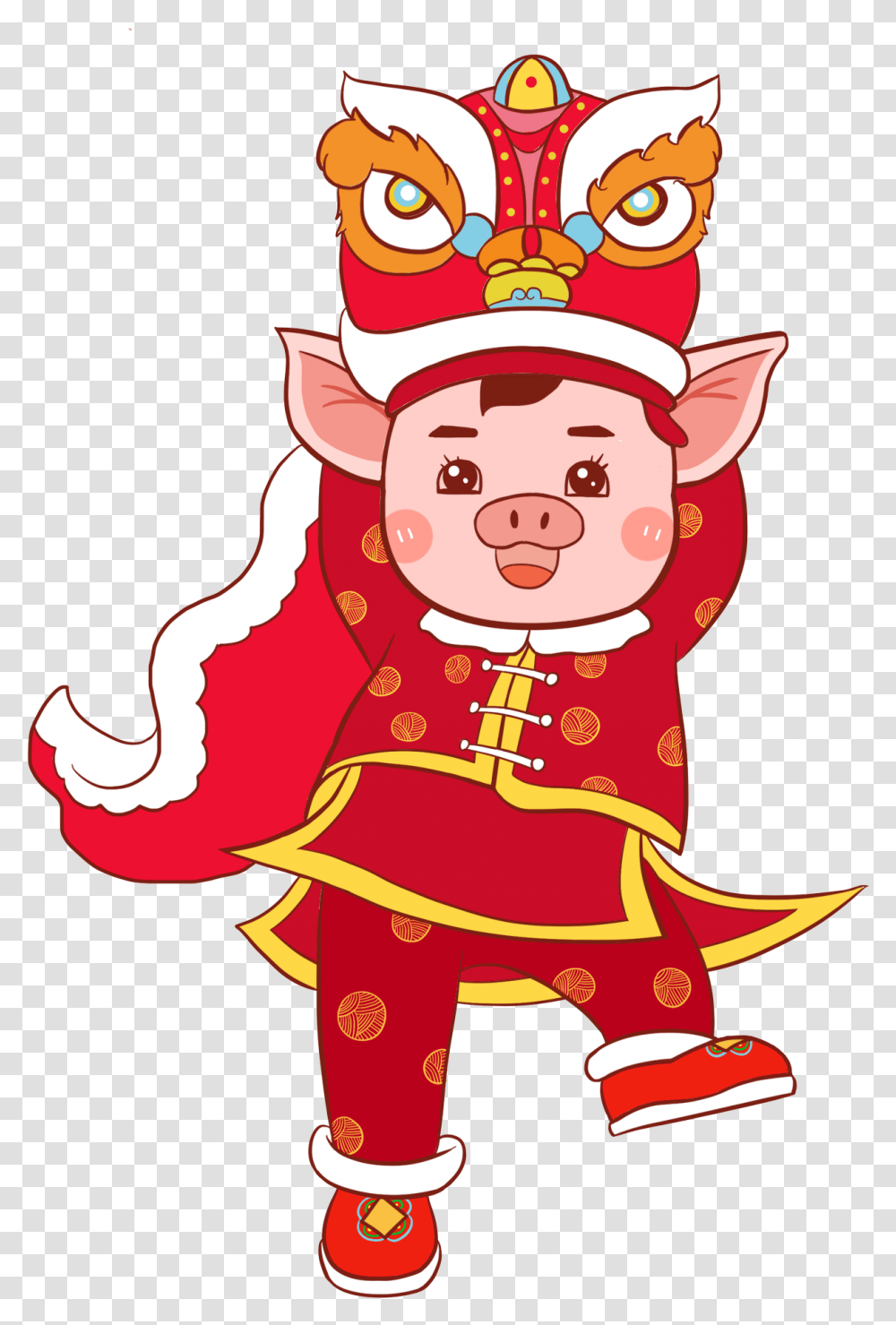 Chinese New Year Chinese Happy New Year, Elf, Graphics, Art, Portrait Transparent Png