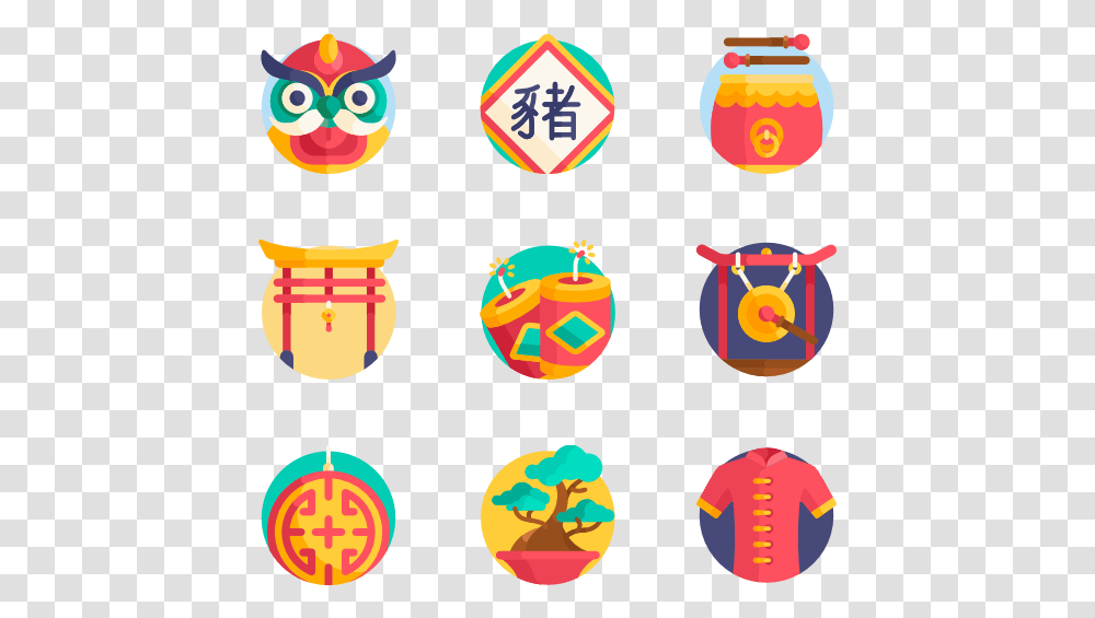 Chinese New Year Decoration Chinese New Year Icons, Logo, Trademark Transparent Png
