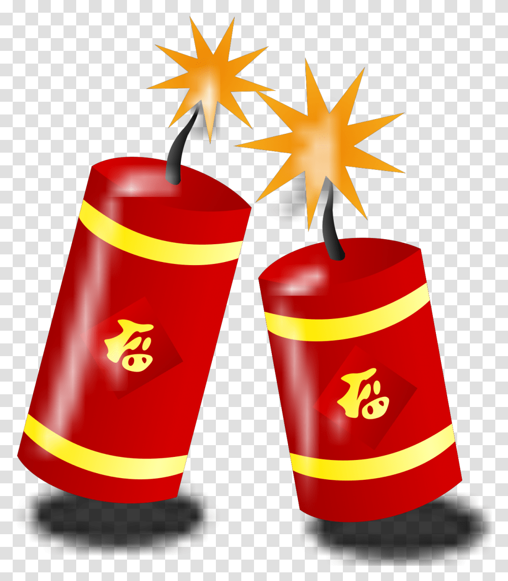 Chinese New Year Decoration, Weapon, Weaponry, Bomb, Dynamite Transparent Png