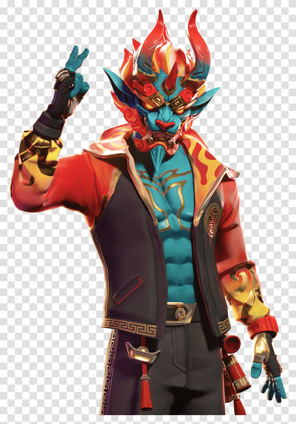 Chinese New Year Fortnite Fortnite Firewalker Skin, Clothing, Apparel, Person, Human Transparent Png