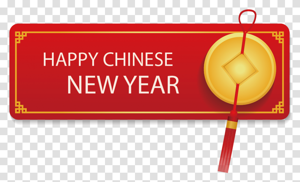 Chinese New Year Happy Chinese New Year, Furniture, Label, Bench Transparent Png