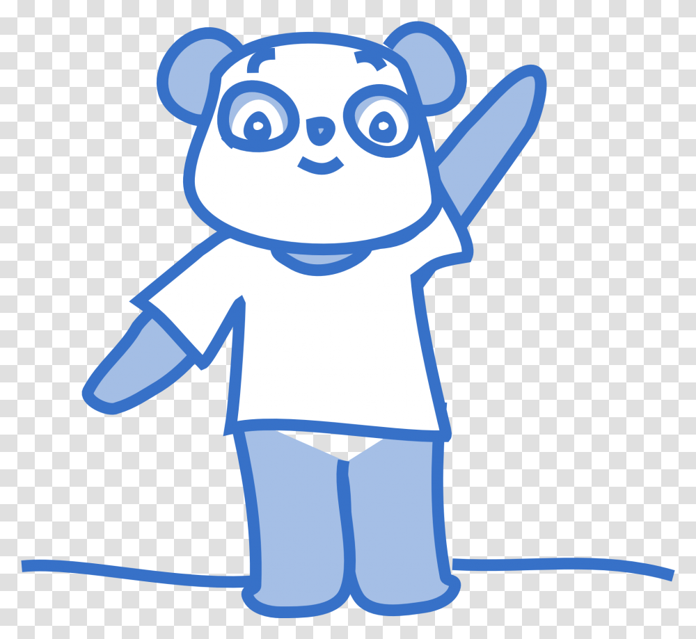 Chinese New Year Happy Panda, Hand Transparent Png