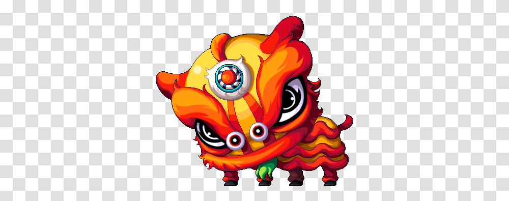 Chinese New Year Hd Hdpng Cute Lion Dance Gif, Toy, Graphics, Art, Modern Art Transparent Png