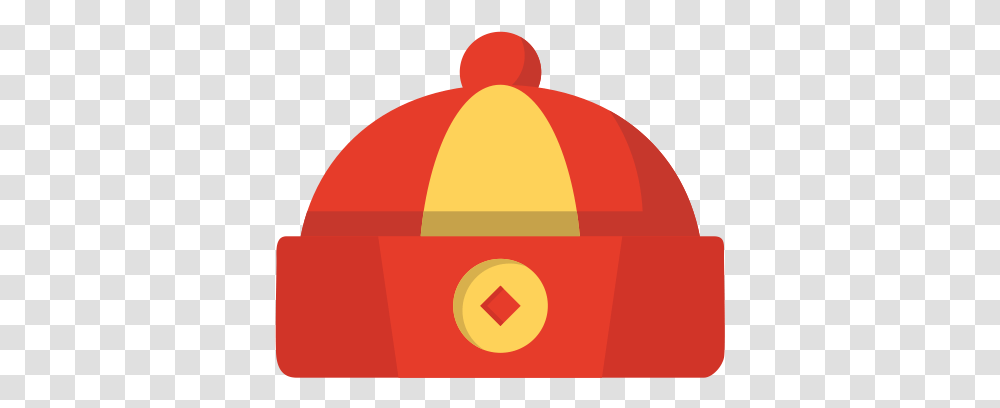 Chinese New Year Icon Chinese New Years Hat, Clothing, Hardhat, Helmet, Coat Transparent Png