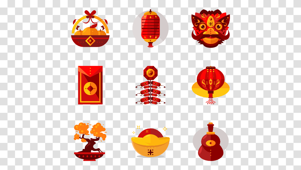 Chinese New Year Icon Instagram, Halloween, Lamp, Diwali, Crowd Transparent Png