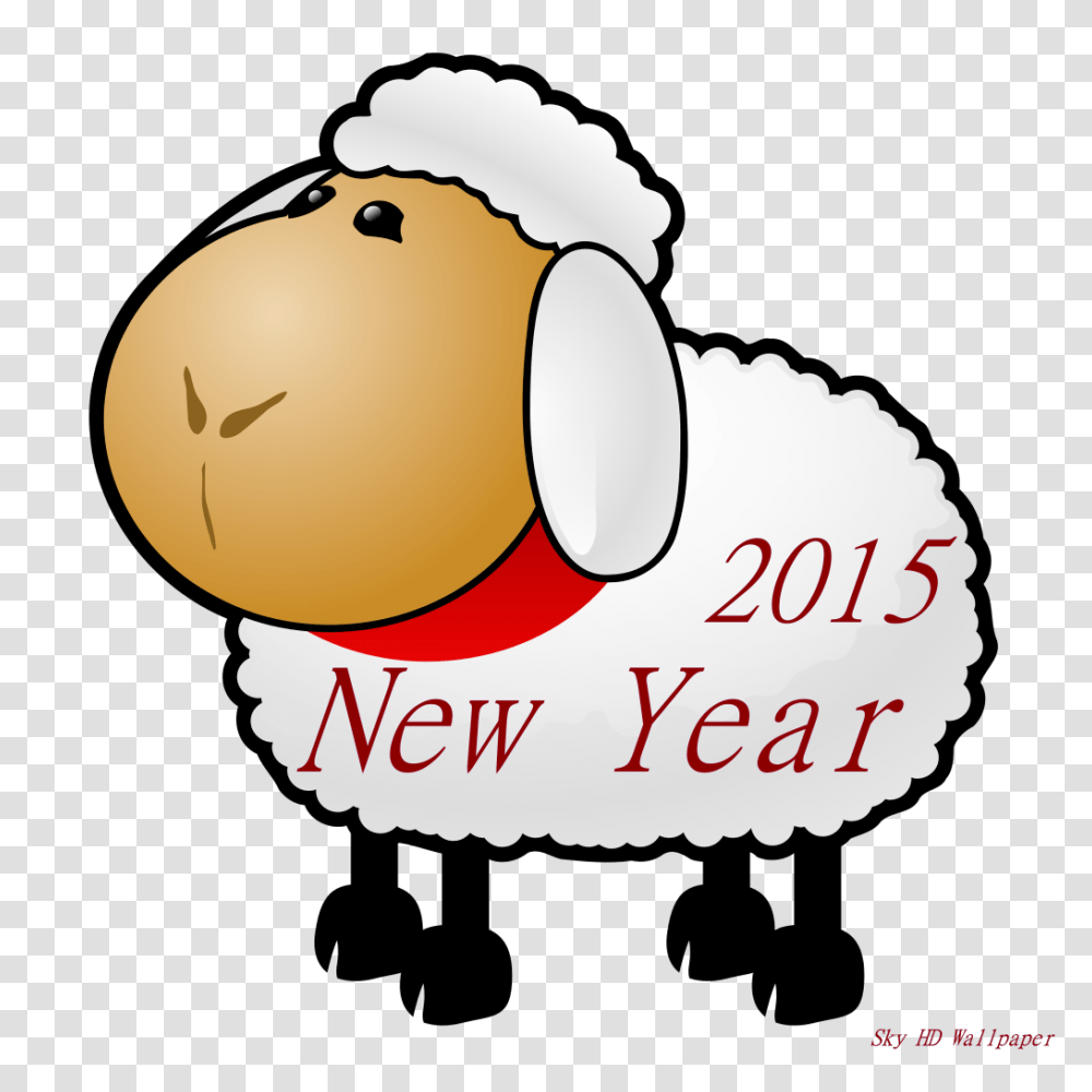 Chinese New Year Sheep Clipart, Plant, Food, Produce Transparent Png