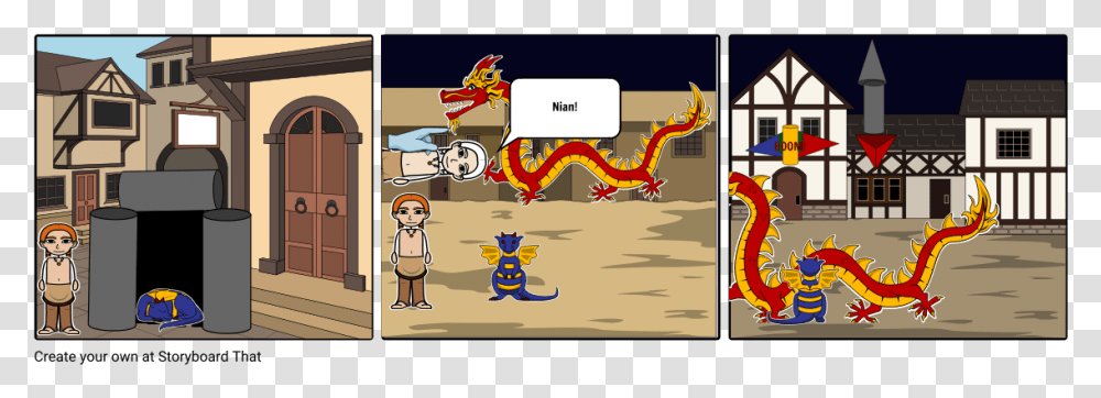 Chinese New Year Storyboard, Person, Outdoors, Animal Transparent Png