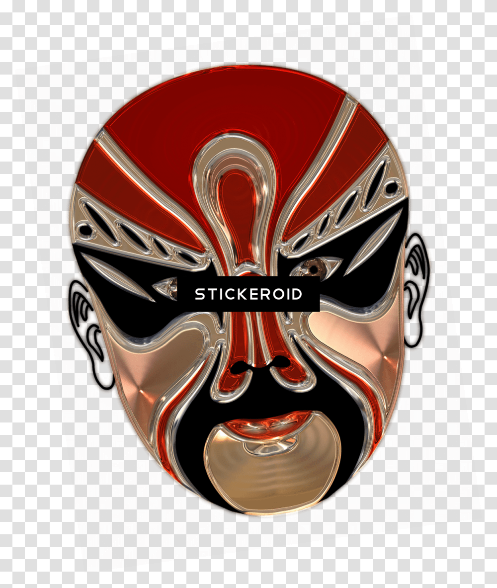 Chinese Opera Red Mask, Helmet, Apparel, Poster Transparent Png