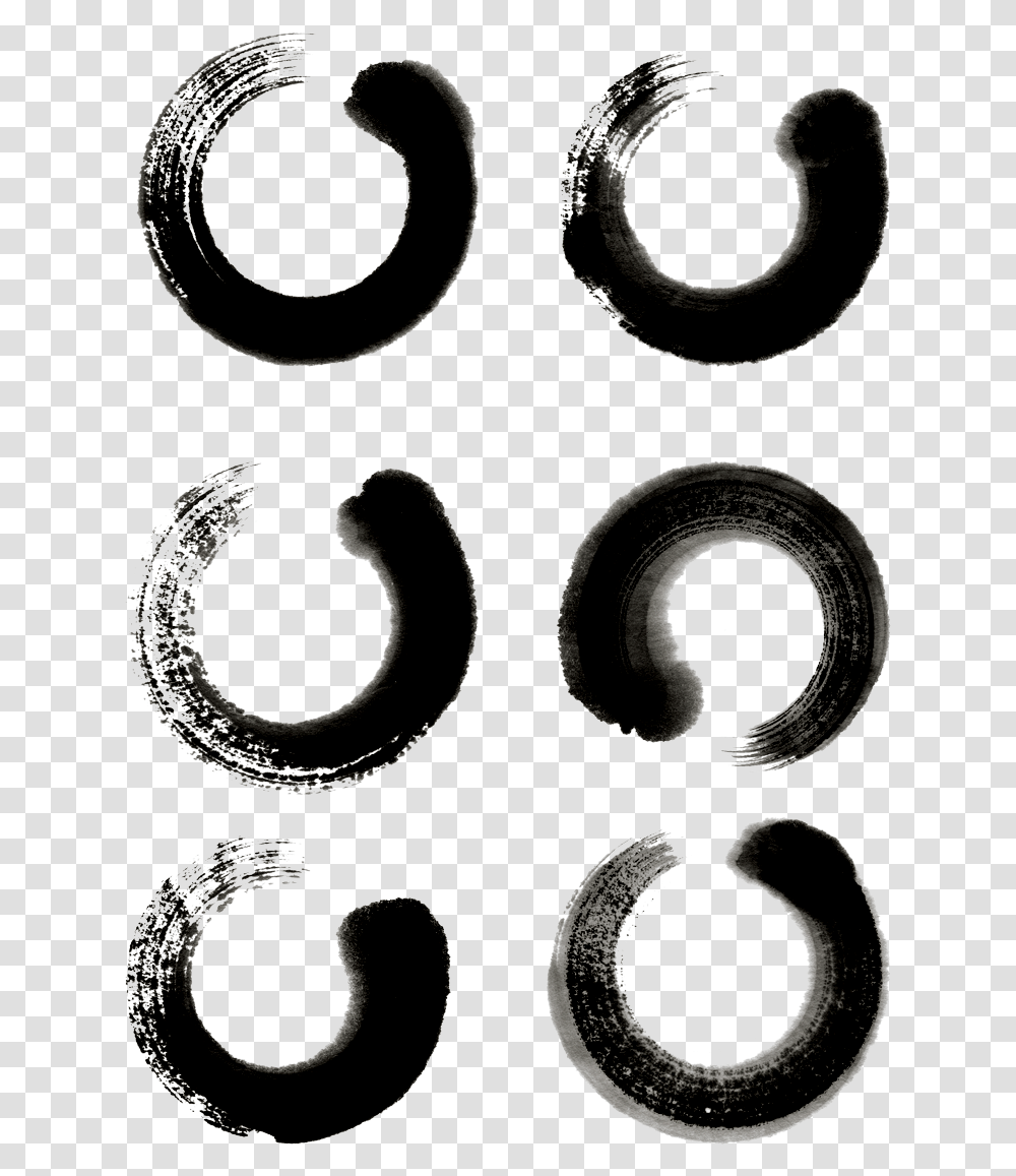 Chinese Style Vintage Ink Border Elements Retro Circle, Horseshoe, Alphabet, Astronomy Transparent Png