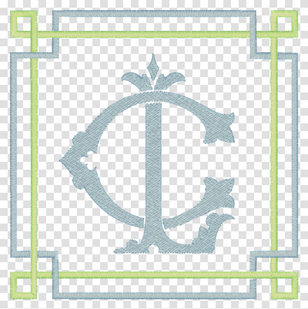 Chinois Double Frame, Anchor, Hook, Bird, Animal Transparent Png