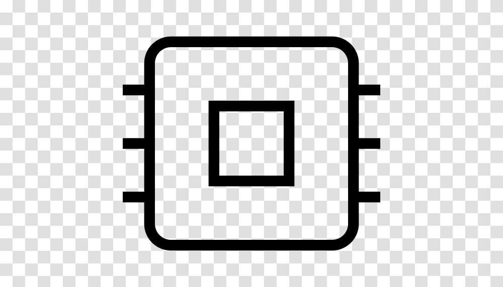 Chip Chipset Cpu Icon With And Vector Format For Free, Gray, World Of Warcraft Transparent Png