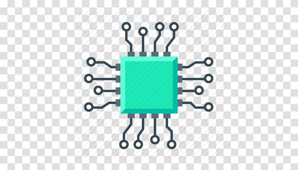 Chip Cpu Hardware Microchip Programming Icon, Electronic Chip, Electronics, Network, Computer Hardware Transparent Png