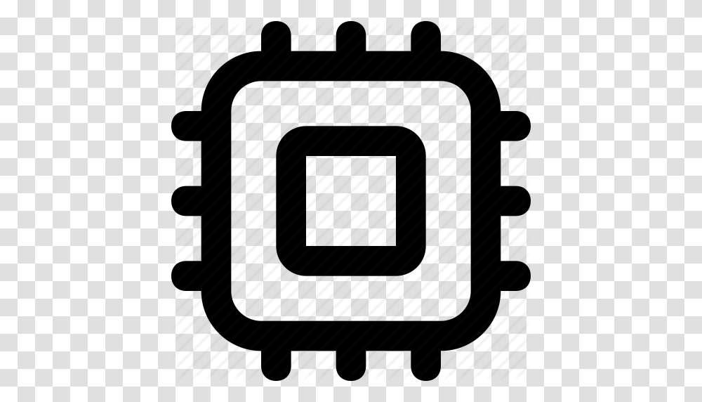 Chip Microchip Processor Icon, Piano, Leisure Activities, Musical Instrument, Electronics Transparent Png