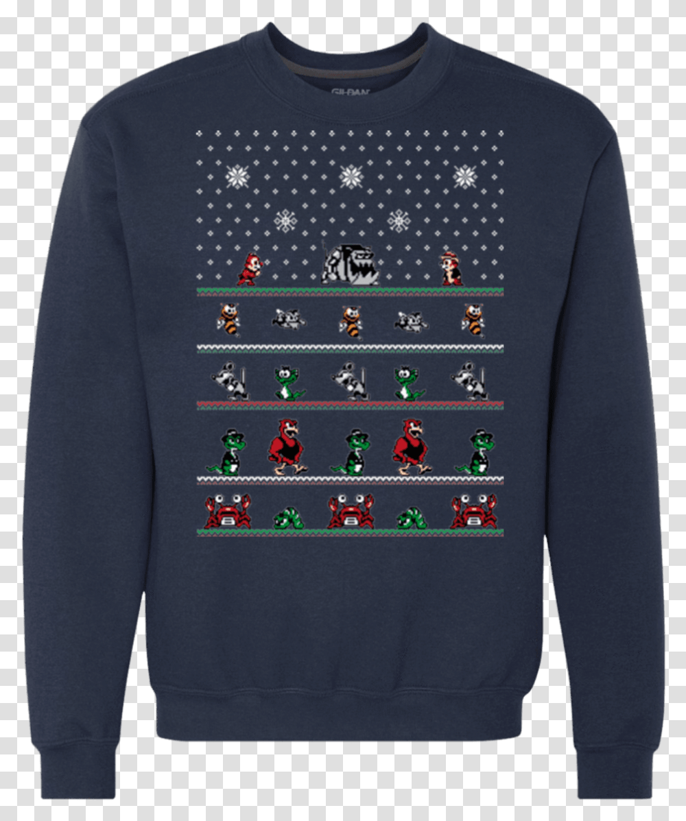 Chip N Dale Christmas Rangers Premium Crewneck Sweatshirt, Apparel, Sweater, Sleeve Transparent Png