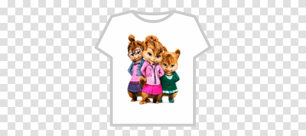 Chipettes Of Alvin & The Chipmunks Roblox Die Chipettes, Clothing, Apparel, Person, Human Transparent Png