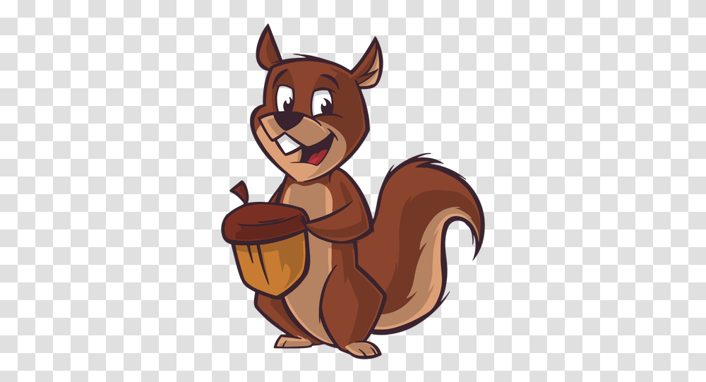 Chipmunk Carrying Nut Cartoon & Svg Vector Animal Figure, Seed, Grain, Produce, Vegetable Transparent Png